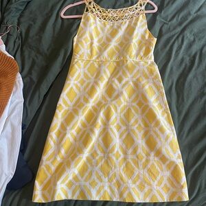 Yellow and White Lilly Pulitzer Dress